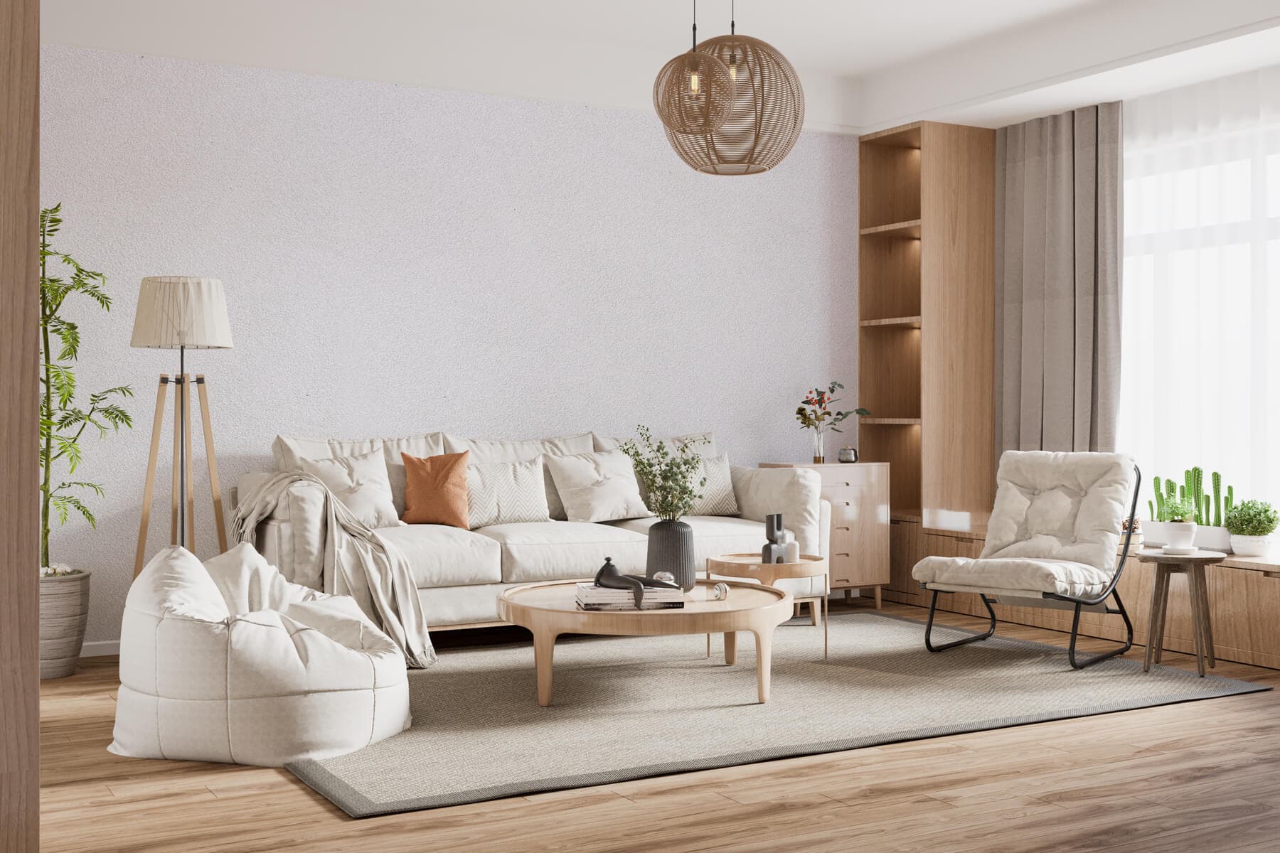 Perete finisat cu Diamento — efect decorativ Fox Dekorator