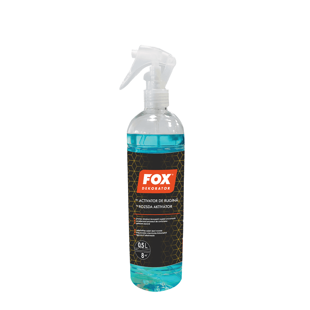 Ambalajul produsului Activator de Rugină — Fox Dekorator