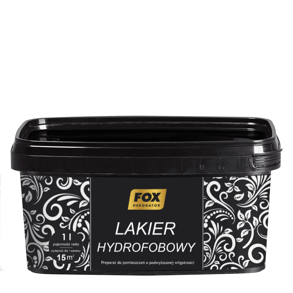 Ambalajul produsului Lac Hidrofob — Fox Dekorator