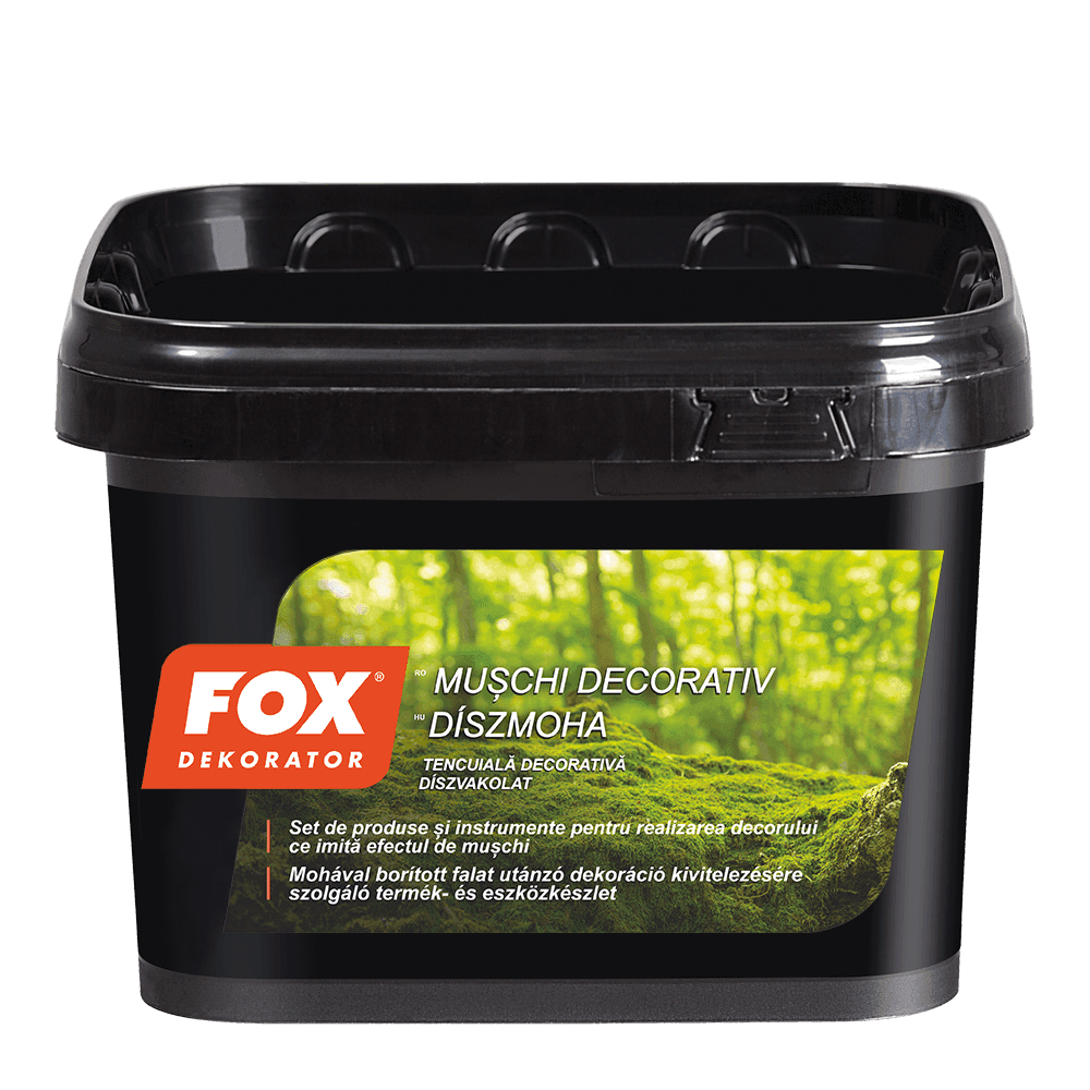 Ambalajul produsului Muschi Decorativ — Fox Dekorator