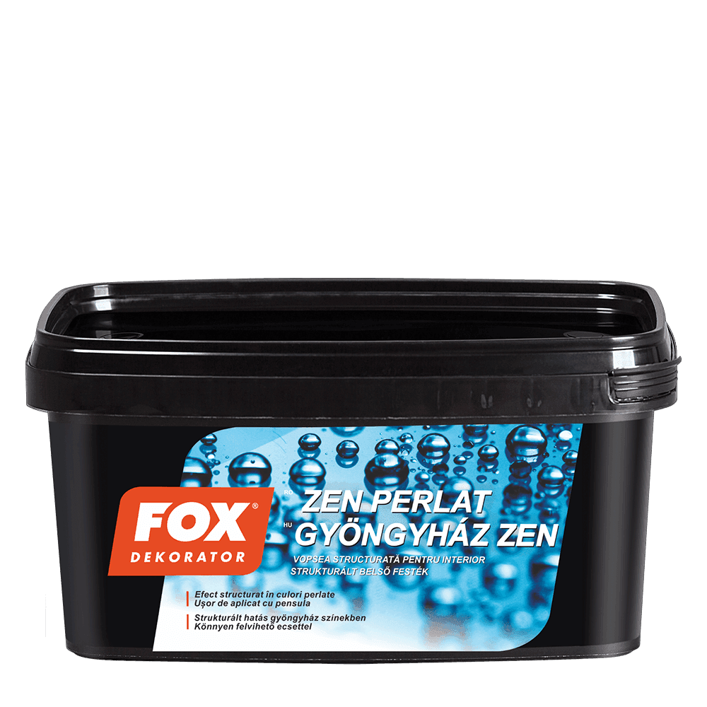 Ambalajul produsului Perla Zen — Fox Dekorator