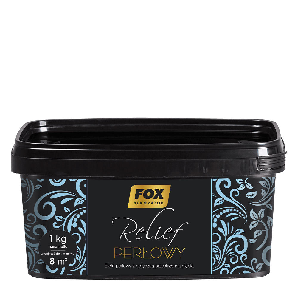 Ambalajul produsului Relief Perlă — Fox Dekorator